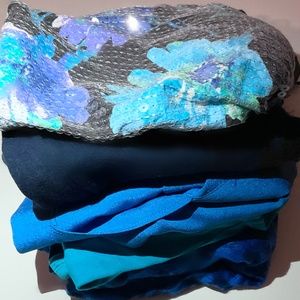 💙 7 Lot Womens MEDIUM CLOTHING MYSTERY BOX - Blue New York & Company